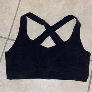 athleta black bra